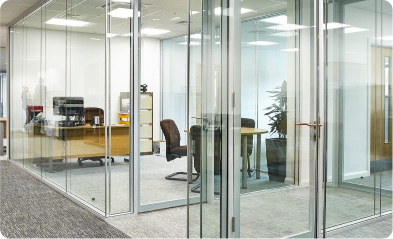 glass doors